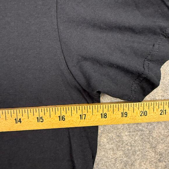 Natural Light Beer Adult T Shirt Black Turquoise Pink Flamingo Size Small 396 - Picture 4 of 6